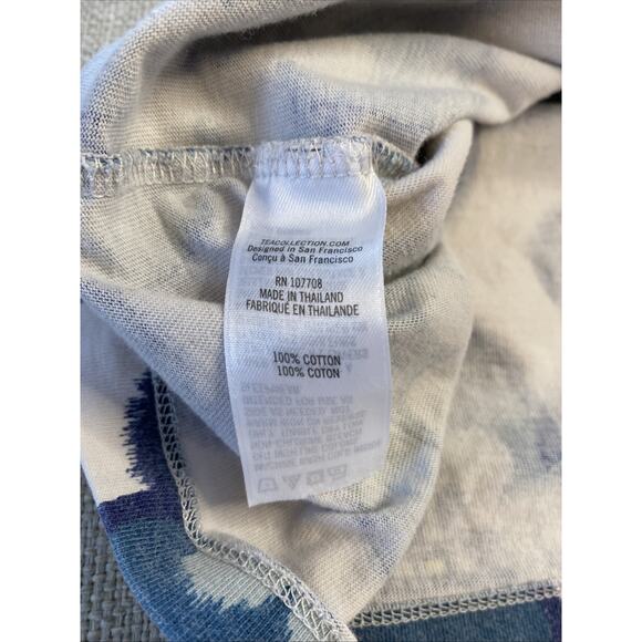 Tea Collection Cotton 5/6 Floral Play Dress Retro No Size Tag See Measure READ - Picture 9 of 11